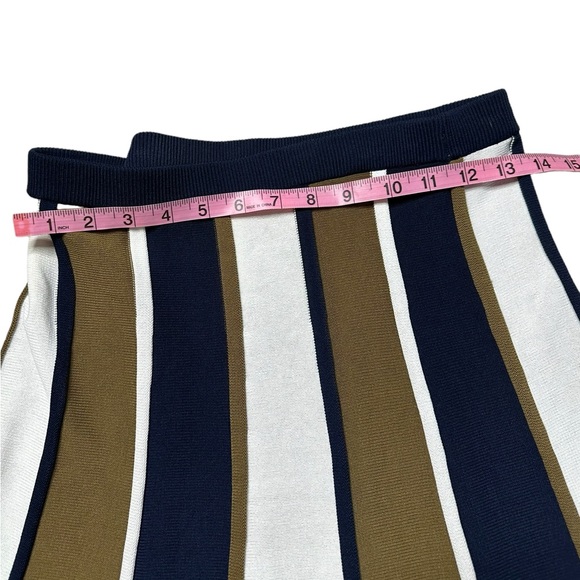 J.Crew Acorn Navy Stripe Pull-On Skirt Size Small New Without Tags - Picture 7 of 10